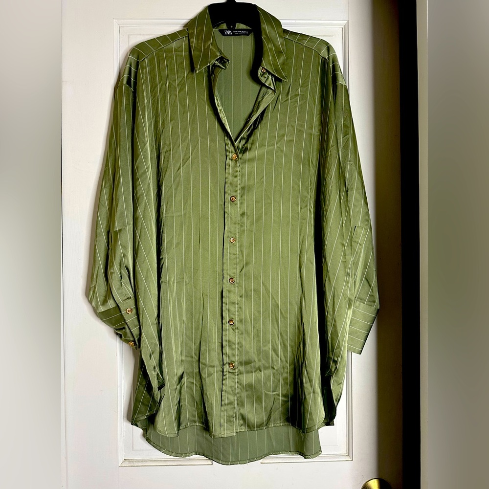 Zara blouse style Dress/Tunic. Size XS